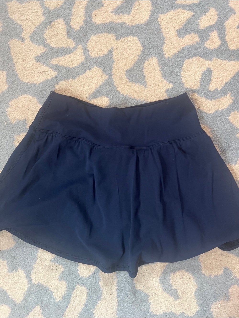 90 Degree By Reflex Navy Active Skort with Built-In Shorts - Picture 2 of 3